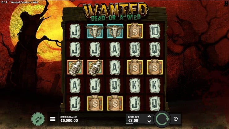 Wanted Dead or a Wild slot by Hacksaw Gaming